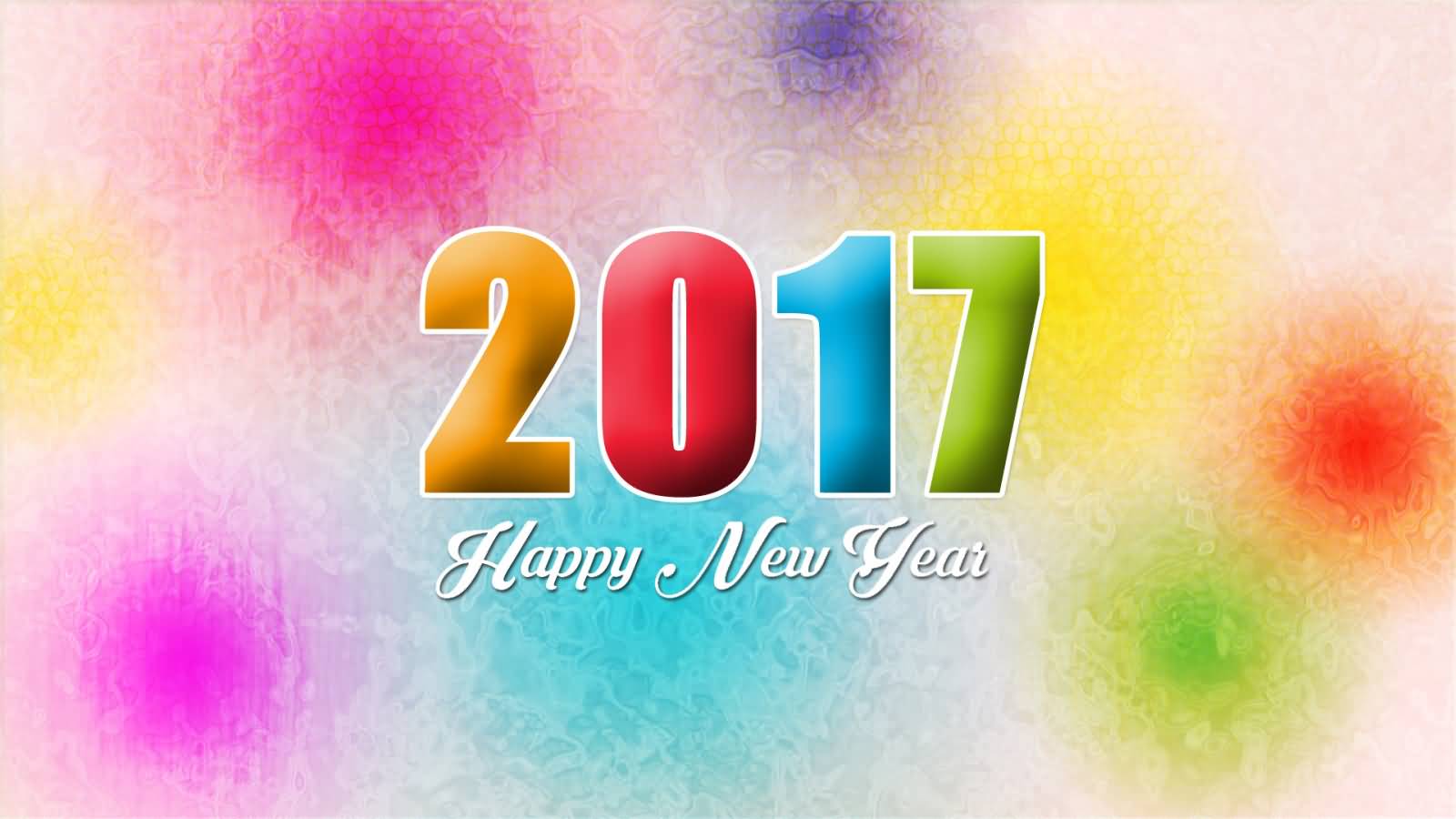 Happy New Year 2017 Colorful Picture