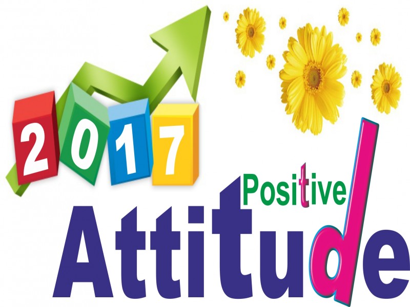 Happy New Year 2017 Positive Attitude