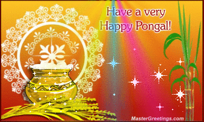 Have A Very Happy Pongal Glitter