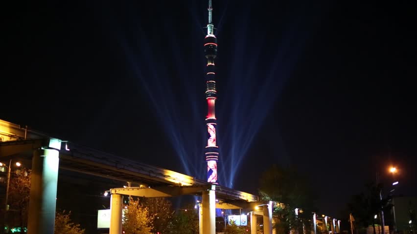 Illuminated Ostankino Tower