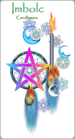 Imbolc Candlemass Pentacle Symbol Picture