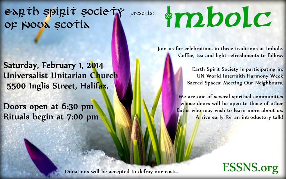 Imbolc Earth Spirit Society Of Nova Scotia
