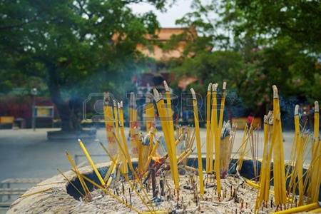 Incense Sticks In Po Lin Monastery