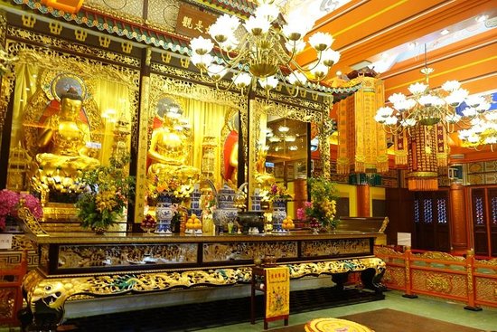 Inside Po Lin Monastery