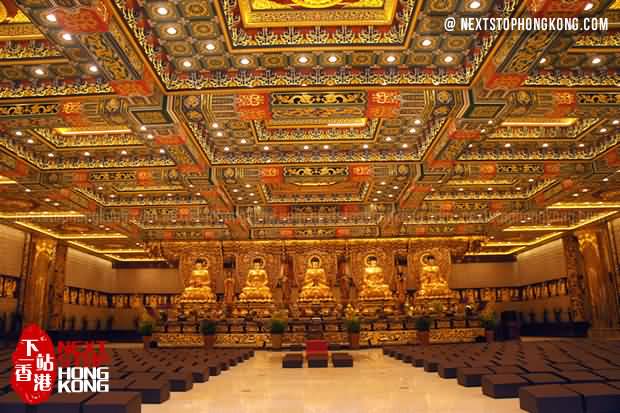 Inside View Of Po Lin Monastery – Copy