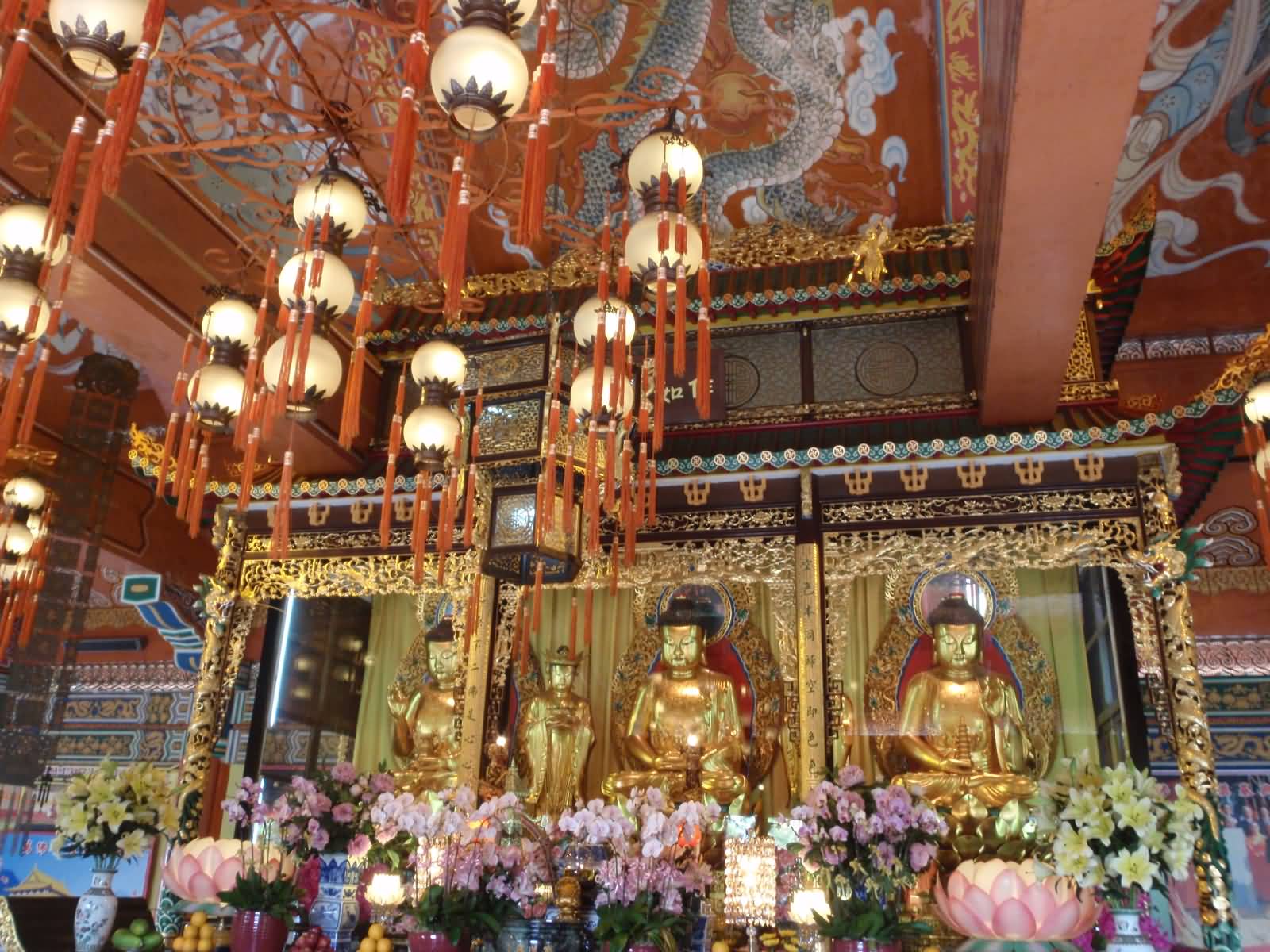 Inside View Of Po Lin Monastery
