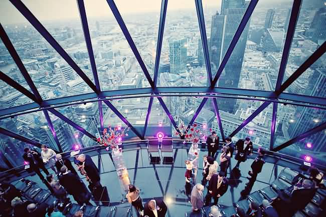 Inside View Of The Gherkin Building