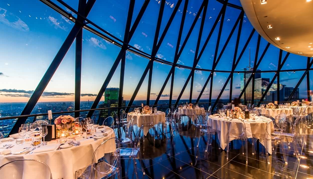 Interior Of The Gherkin In London