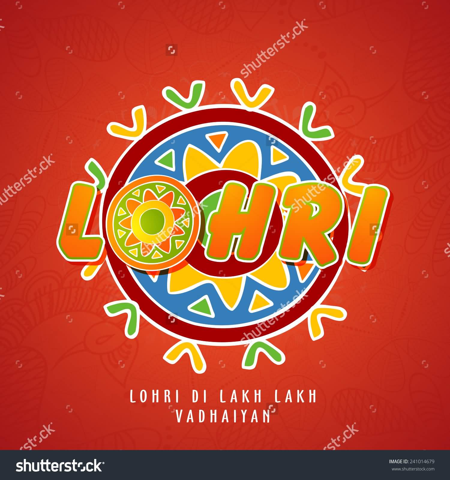 Lohri Wishes In  Punjabi Greeting Card