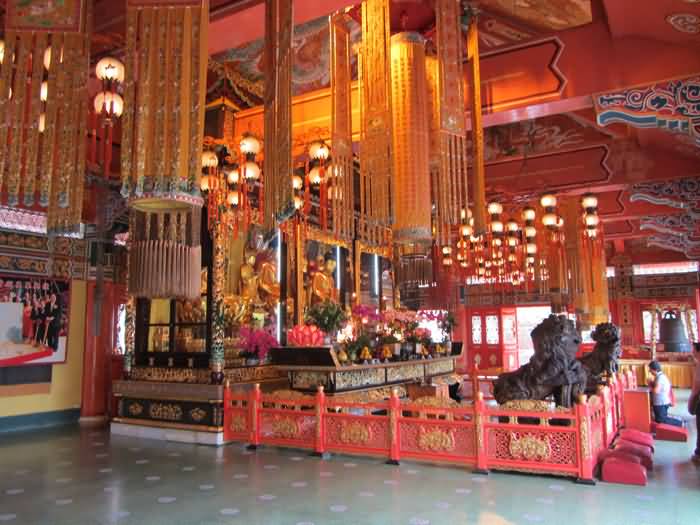 Main Hall Inside The Po Lin Monastery