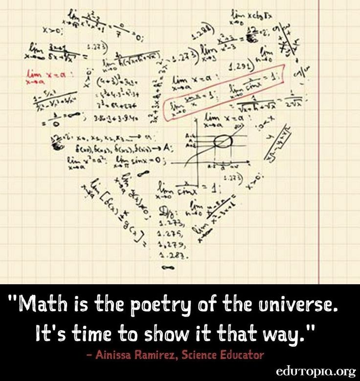 Math Is The Poetry Of The Universe. It's Time To Show It That Way. Ainissa Ramirez