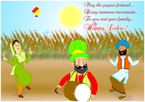 May The Joyous Festival Bring Immense Merriment To You And Your Family Happy Lohri