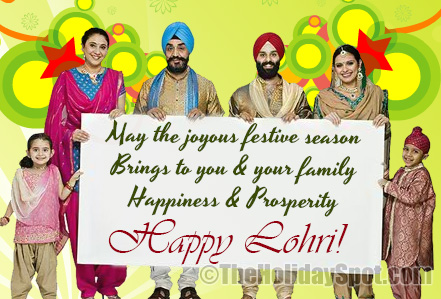May The Joyous Festive Season Brings To You & Your Family Happiness & Prosperity Happy Lohri