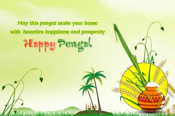 May This Pongal Make Your Home With Bounties Happiness And Prosperity Happy Pongal