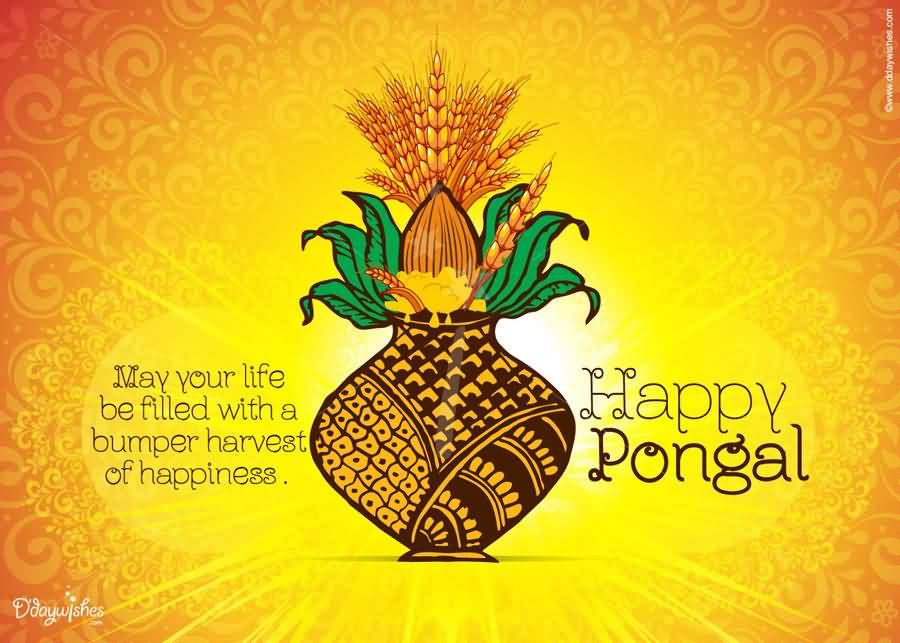 May Your Life Be Filled With A Bumper Harvest Of Happiness Happy Pongal