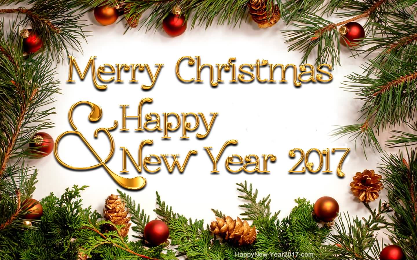 Merry Christmas & Happy New Year 2017