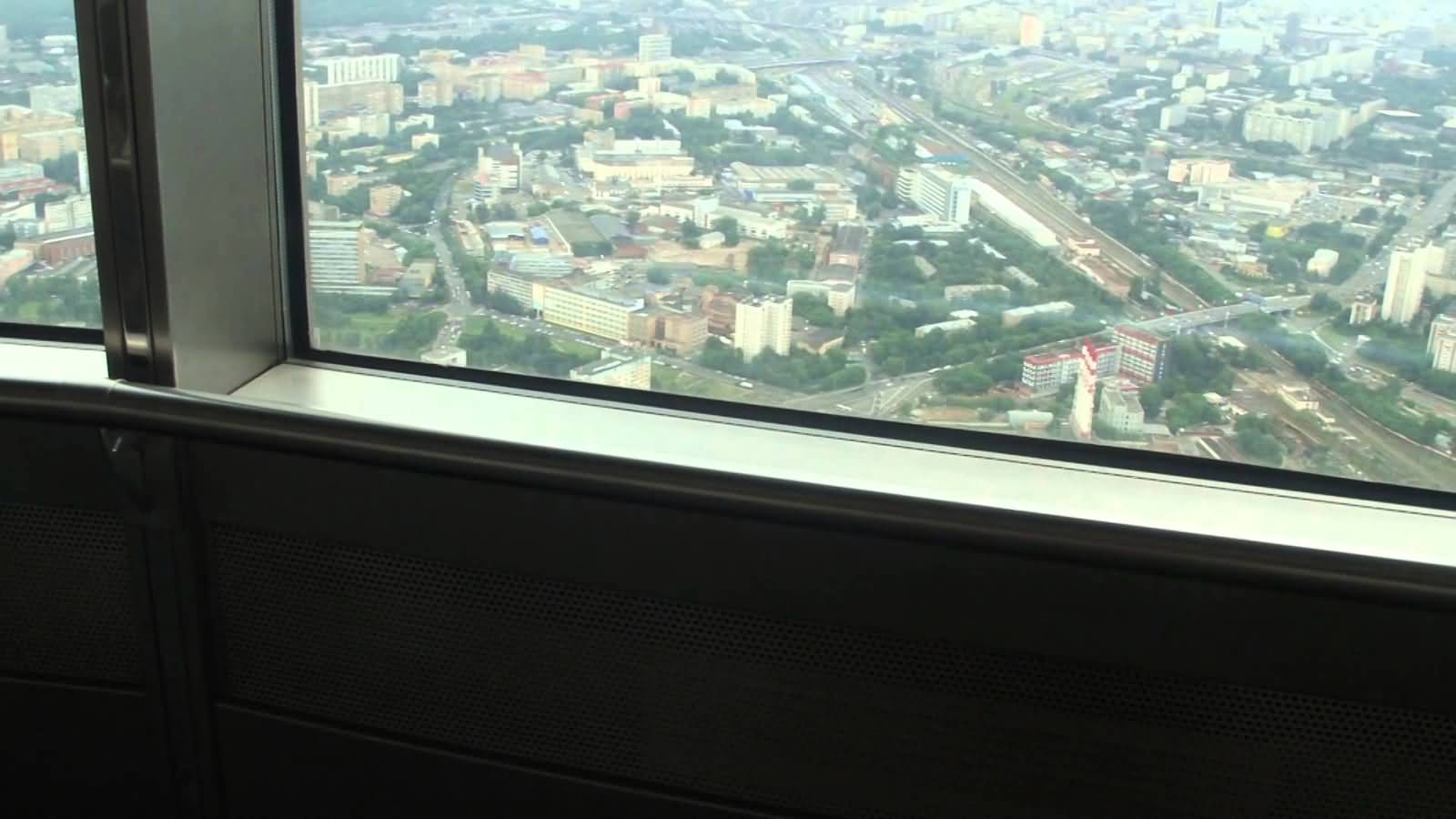 Moscow City View From Inside The Ostankino Tower