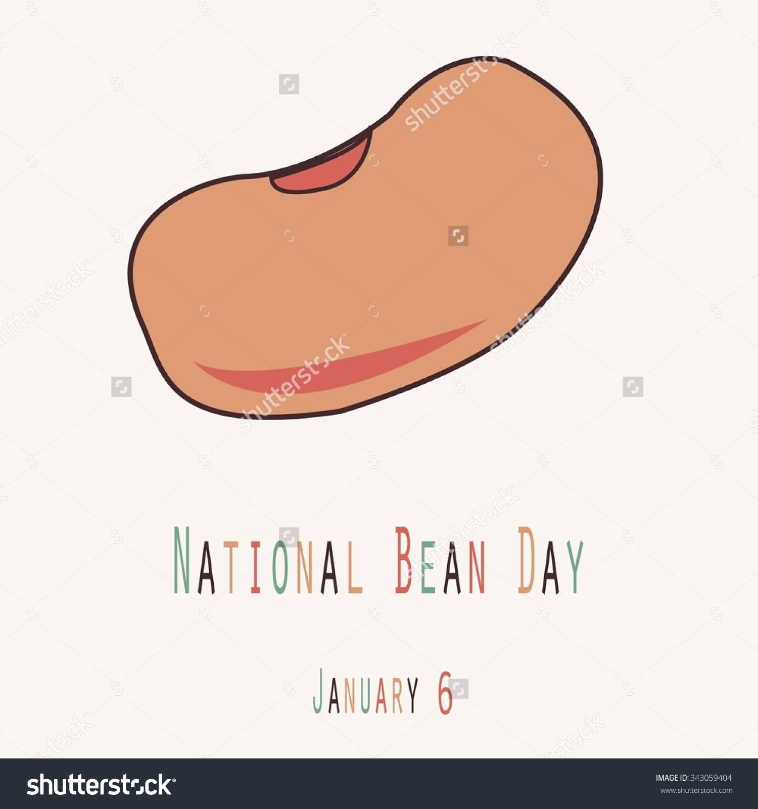 National Bean Day January 6 Illustration