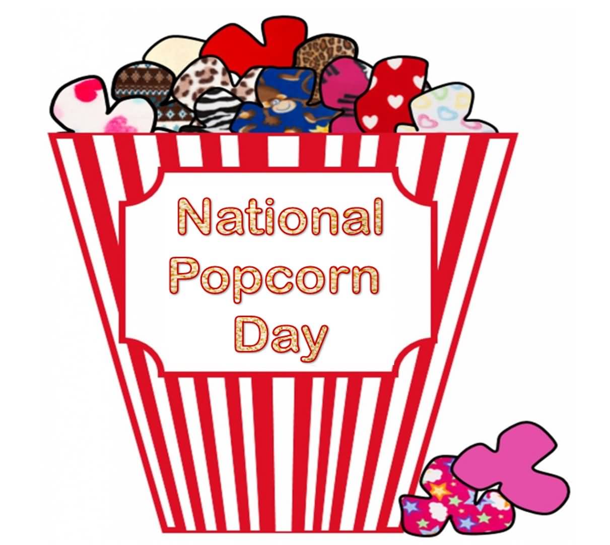 National Popcorn Day Bucket