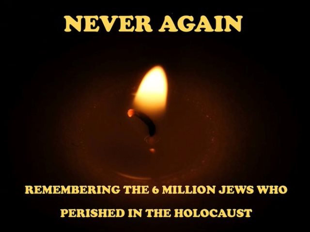 Never Again Remembering The 6 Million Jews Who Perished In The Holocaust