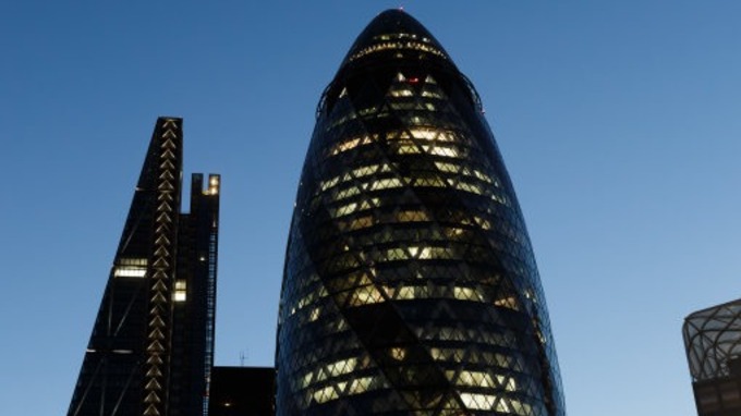 Night Picture Of The Gherkin