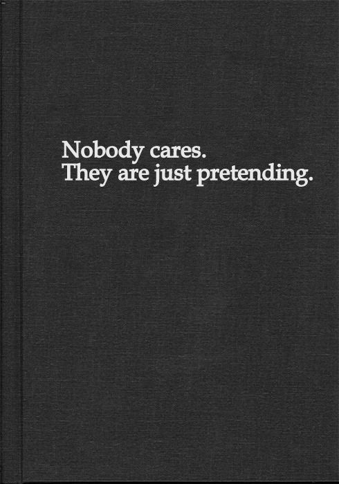 Nobody care they are just pretending