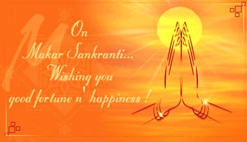 On Makar Sankranti Wishing You Good Fortune And Happiness