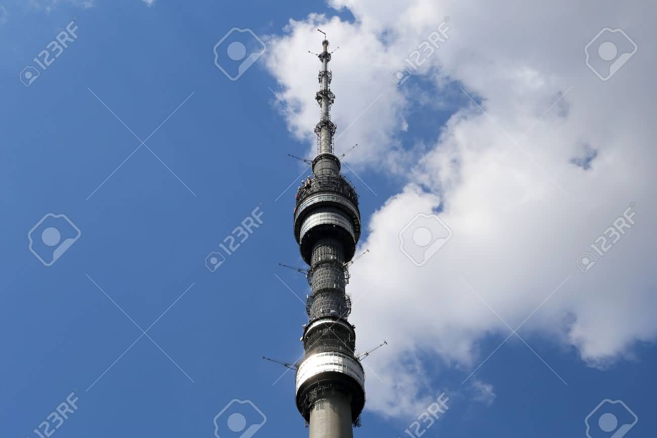Ostankino Television Tower In Moscow,Russia