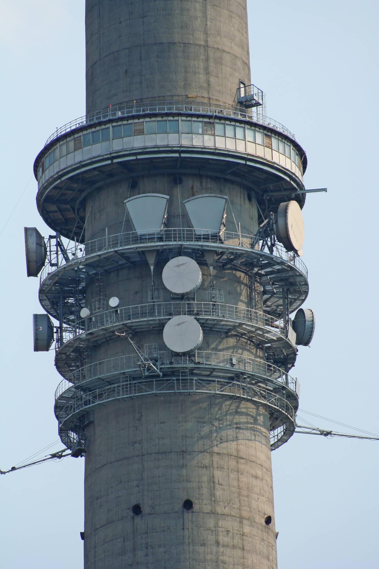 Ostankino Tower Closeup View