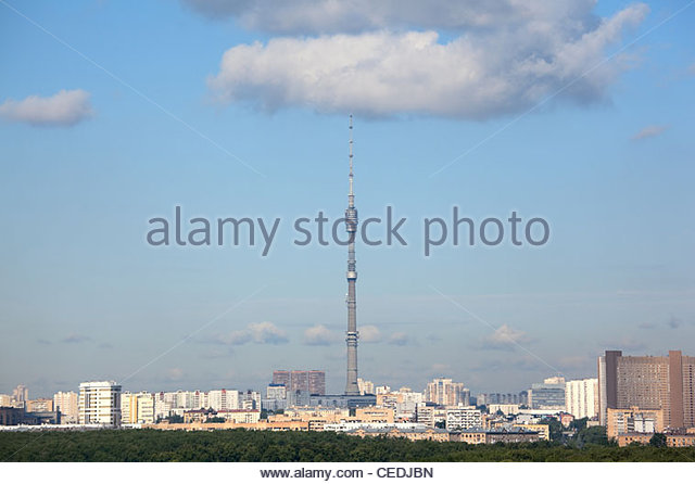 Ostankino Tower In Moscow, Russia