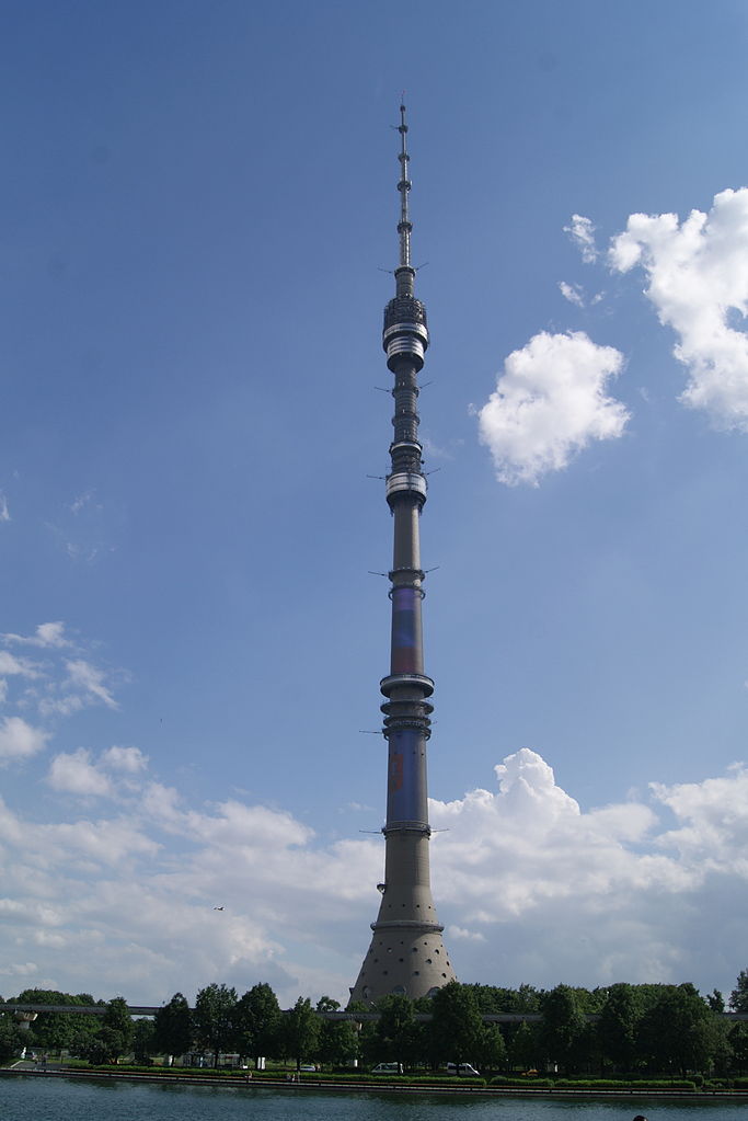 Ostankino Tower View Across The Moscow River