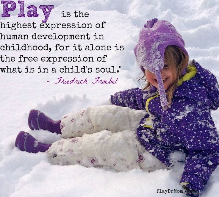 Play is the highest expression of human development in childhood, for it alone is the free expression of what is in a child's soul. Friedrich Froebel