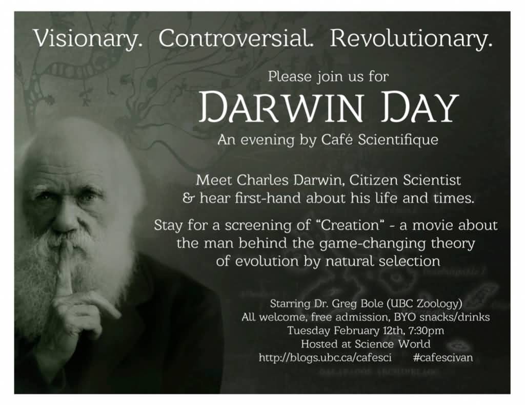 Please Join Us For Darwin Day