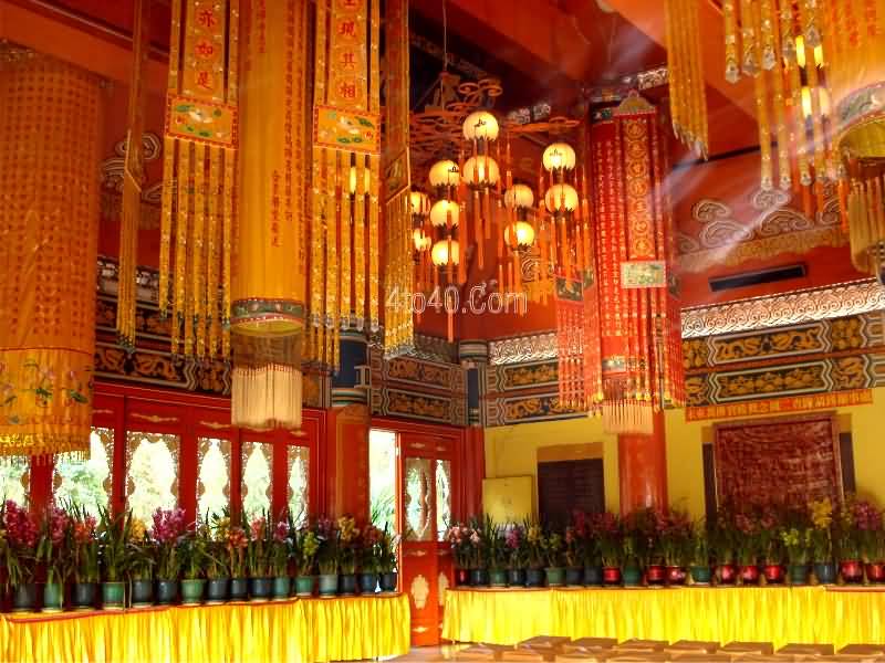 Po Lin Monastery Inside Decoration
