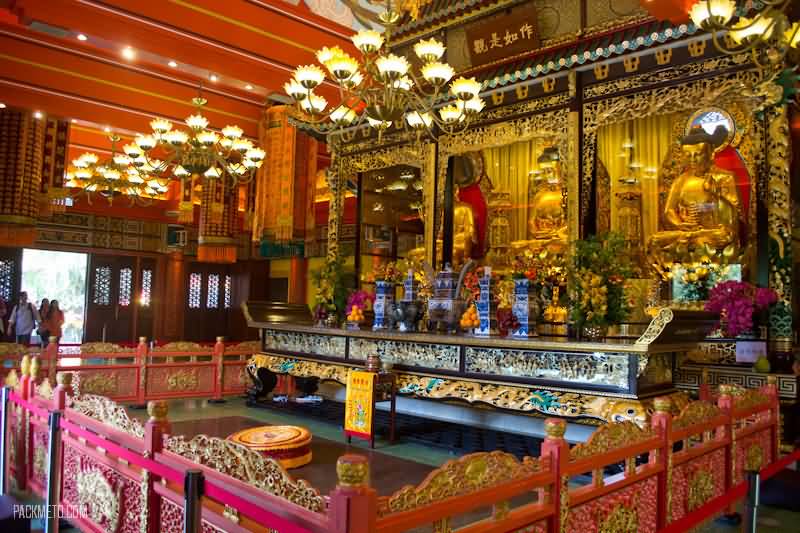 Po Lin Monastery Interior View