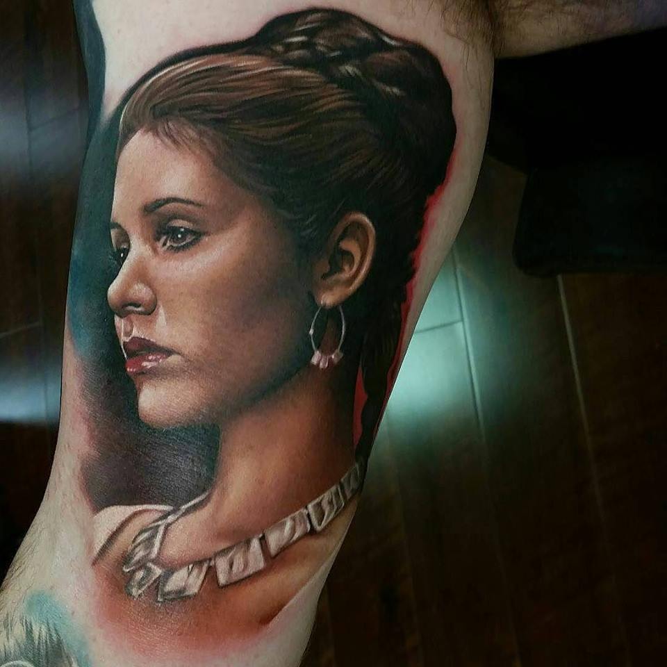 Realistic Portrait Tattoo By Sarah Miller