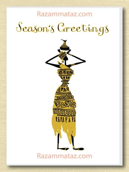Season’s Greetings African Card