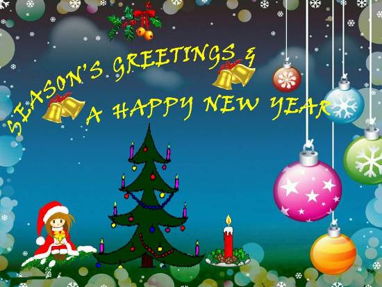 Season’s Greetings And Happy New Year
