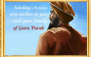 Sending Across Warm Wishes To You  And Your Family Of Guru Gobind Singh Ji Gurpurab