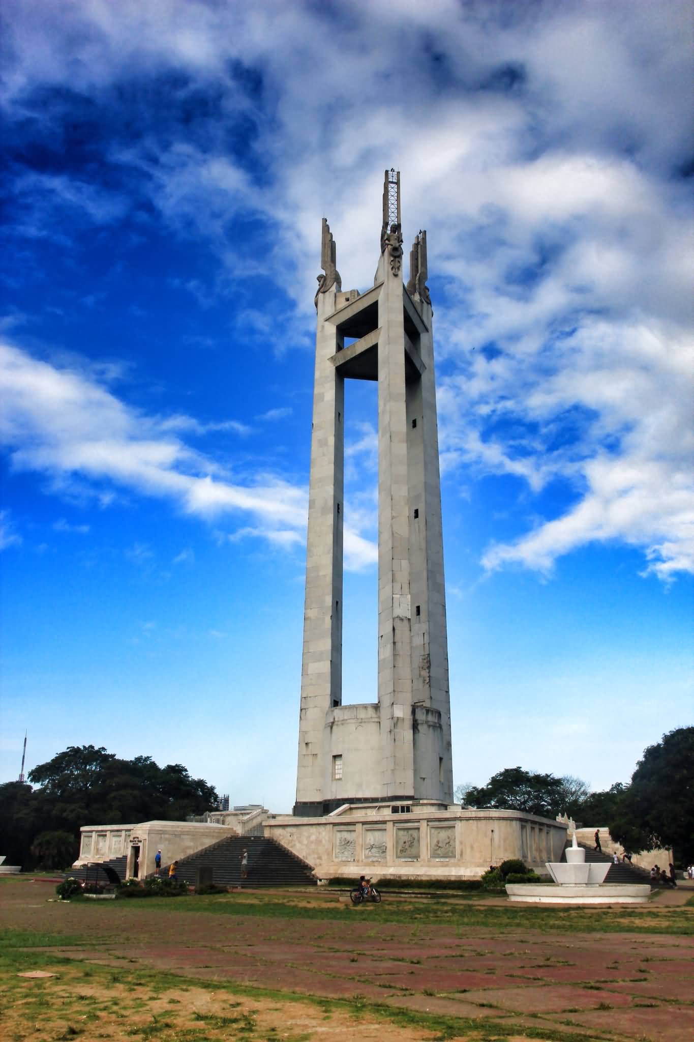 Side View Of Quezon Memorial Shrine