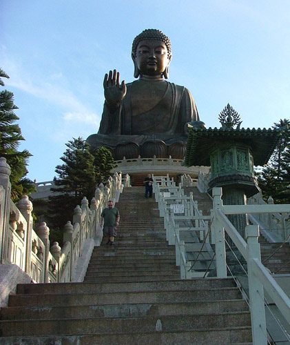 Stairway To The Tian Tan Buddha Statue