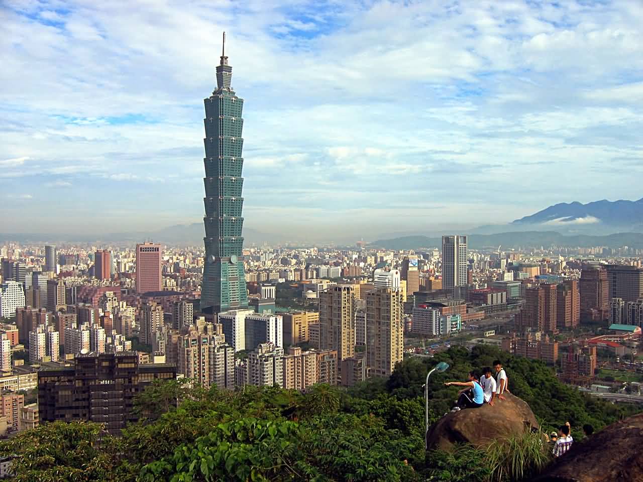 Taipei 101 Tower And Taipei City View