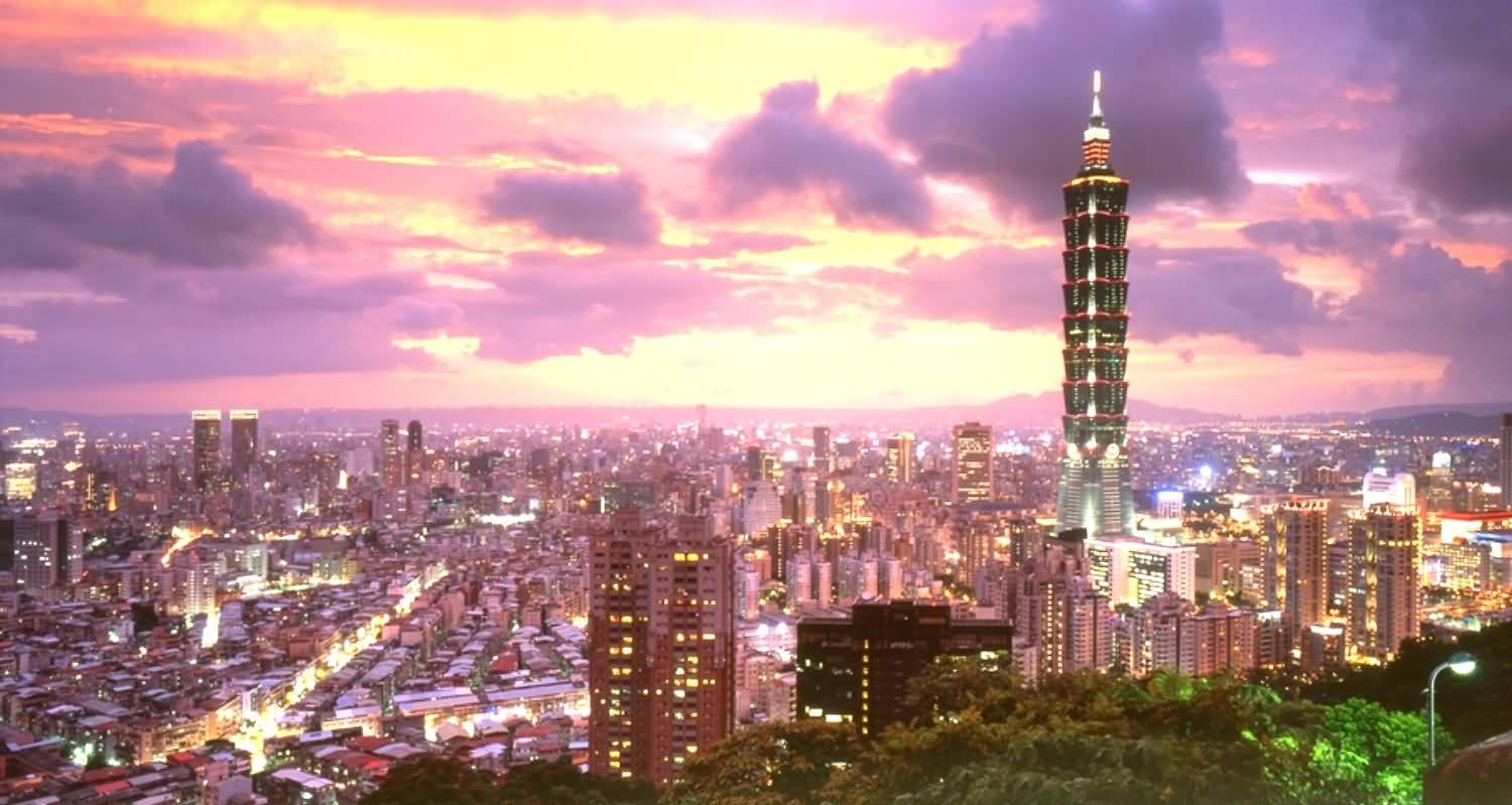 Taipei 101 Tower In Taiwan Beautiful Picture