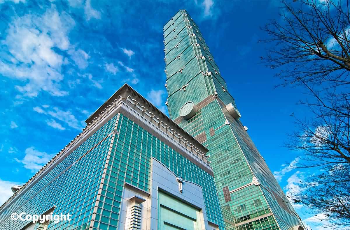 Taipei 101 Tower View From Below