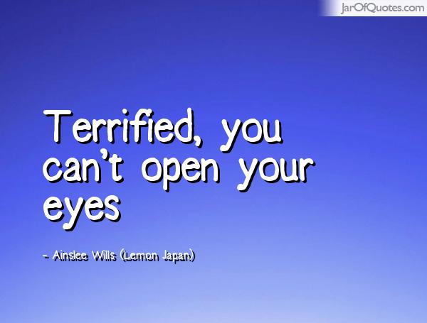Terrified, you can’t open your eyes. Ainslee Wills (Lemon Japan)