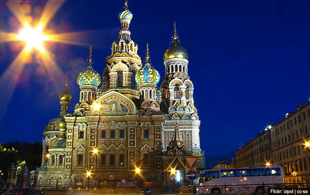 The Church Of The Savior On Blood During Night