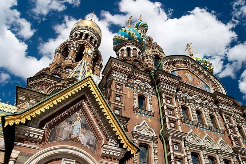 The Church Of The Savior On Blood In Russia