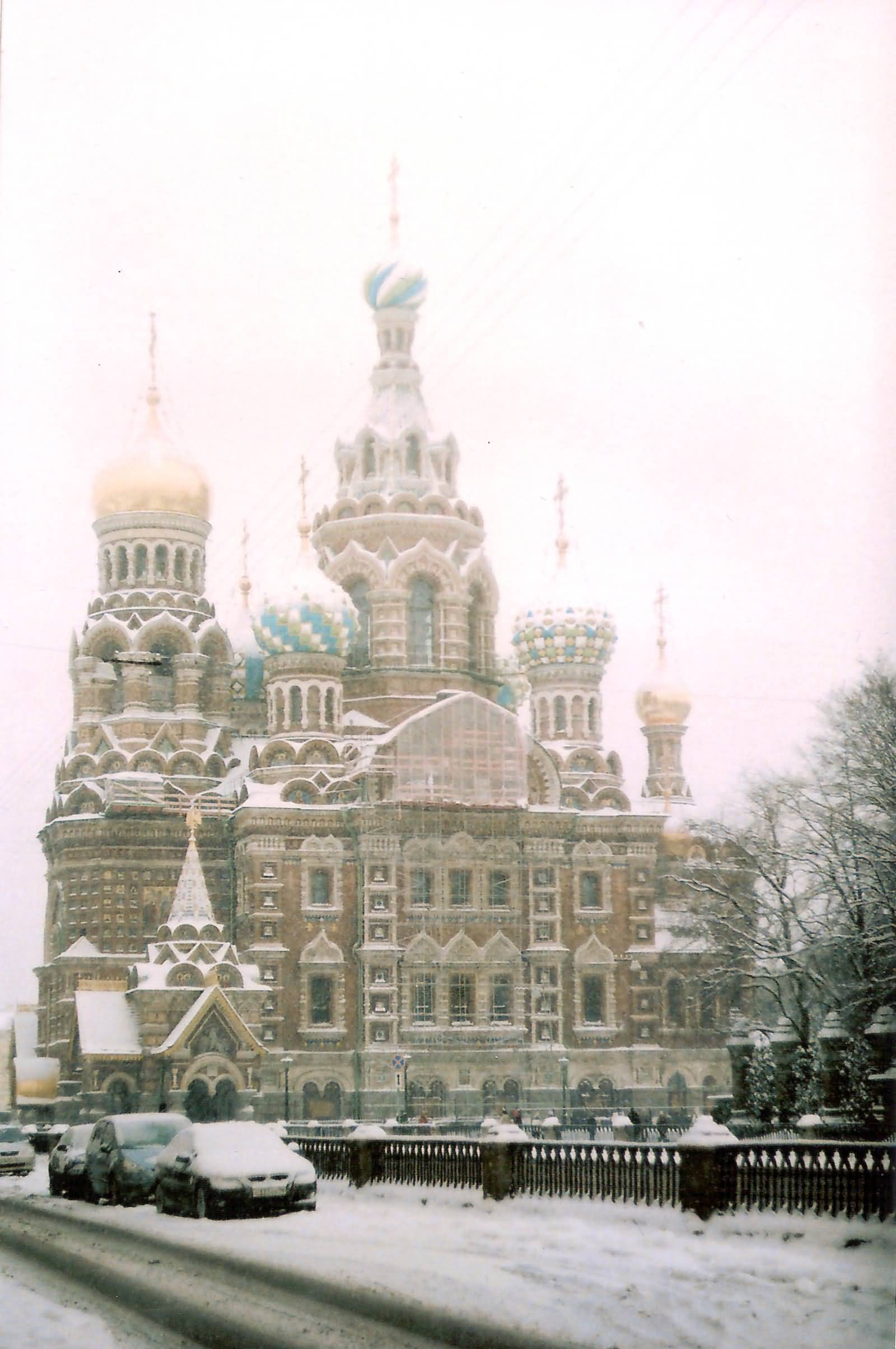 The Church Of The Savior On Blood In Winter