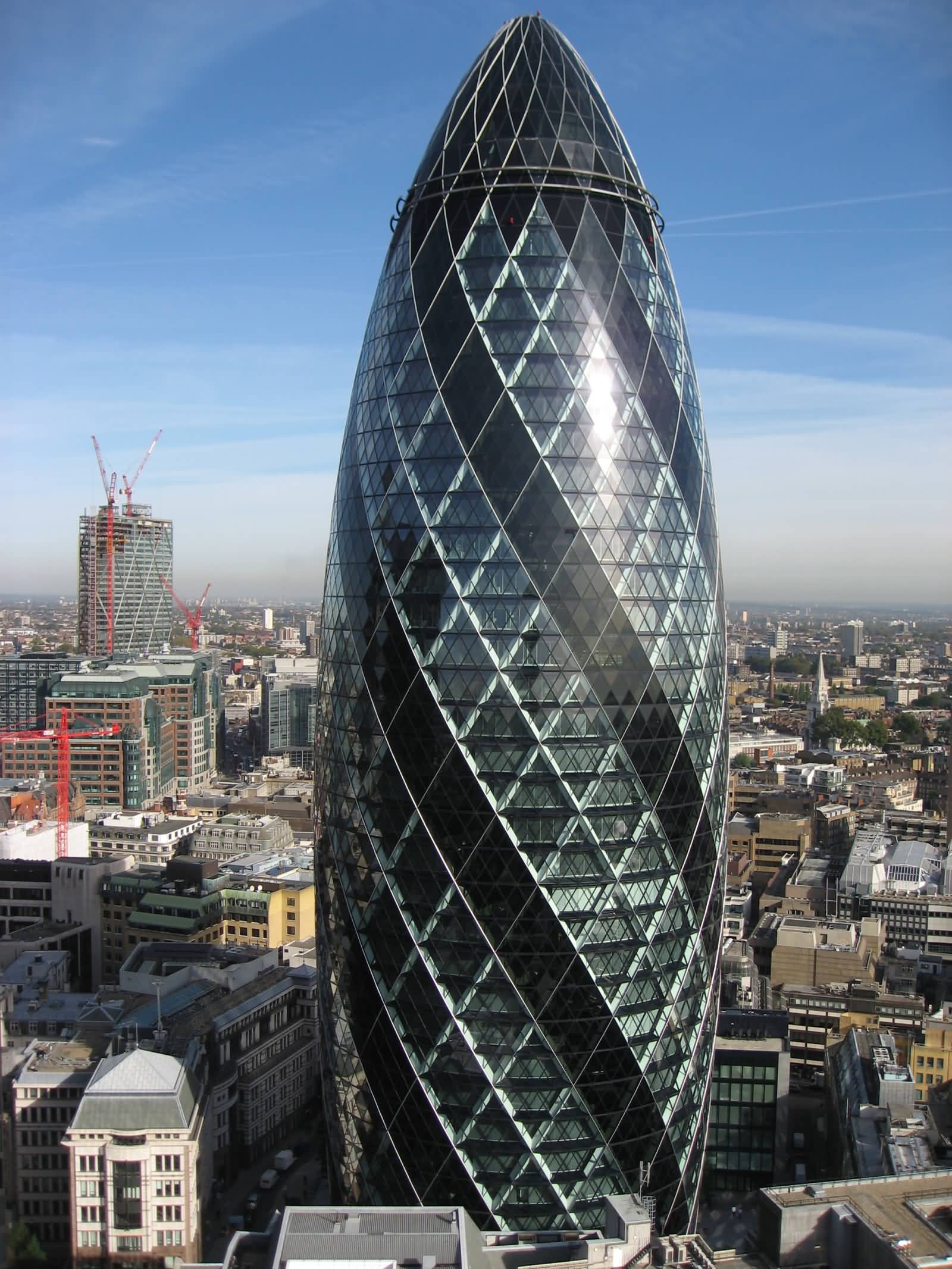 The Gherkin Building In London