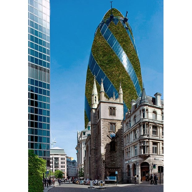 The Gherkin Building In London